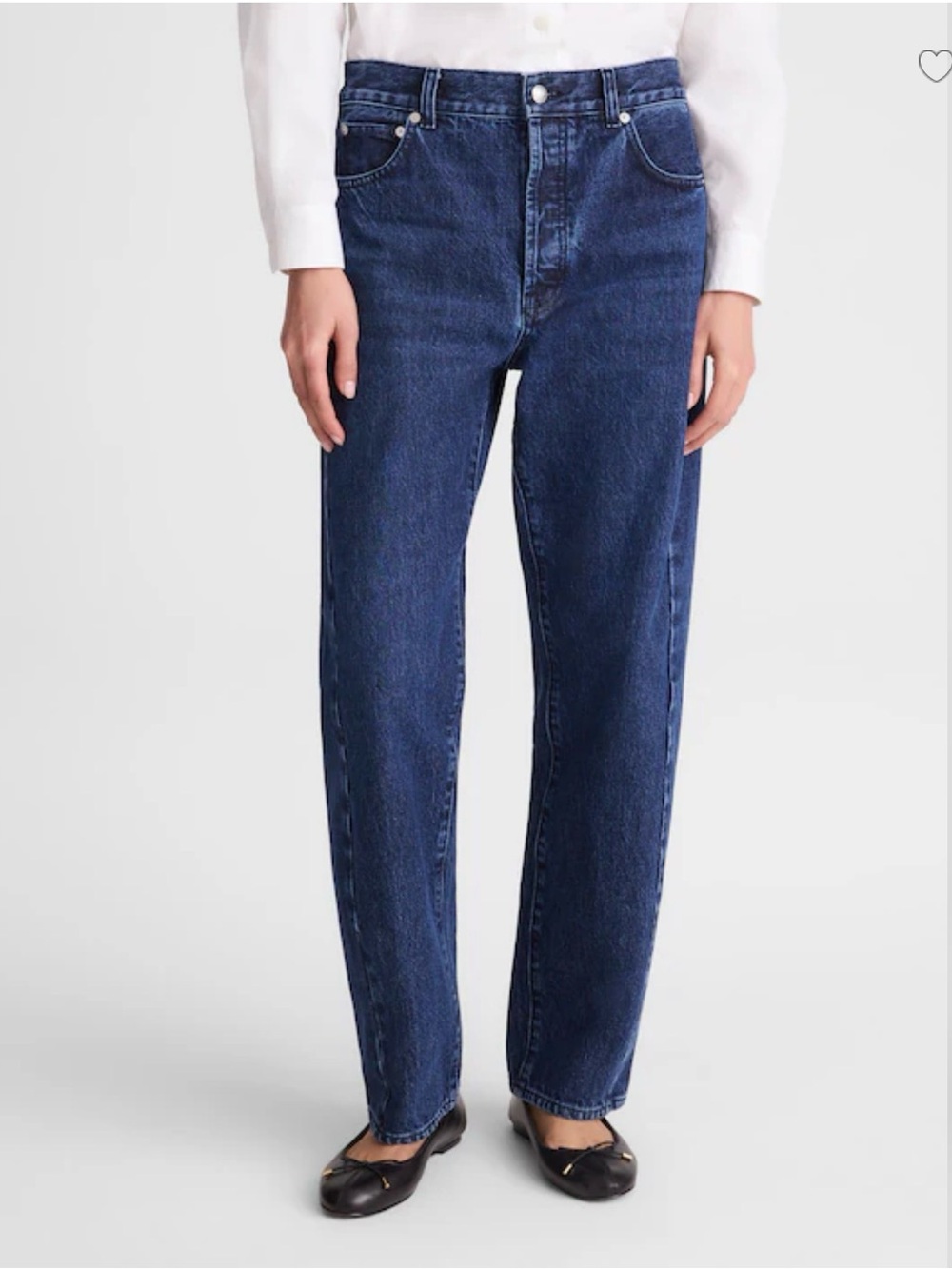 Madewell Petite Pieced Barrel-Leg Jeans - Picture 3 of 11
